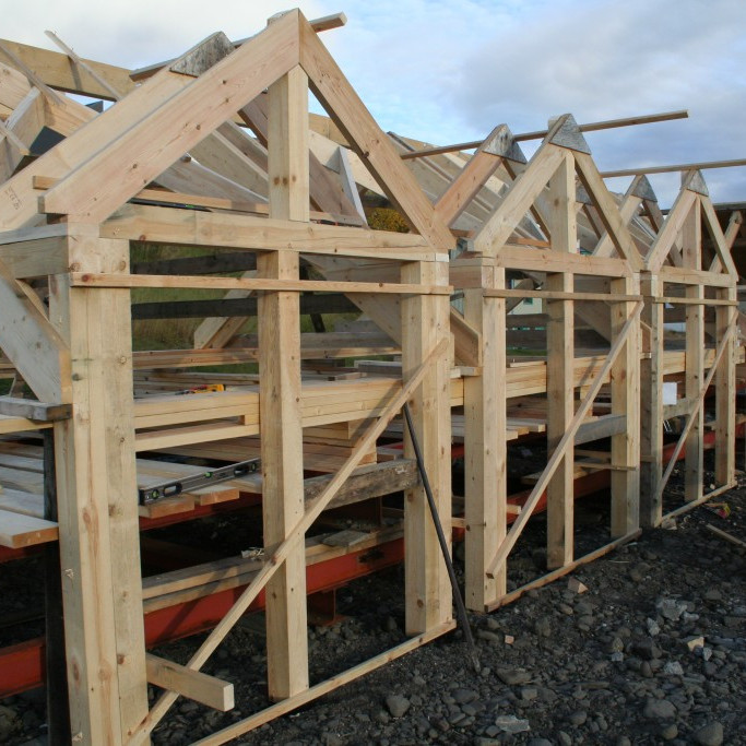 Endurbyggðir kvistar á Franska spítalann