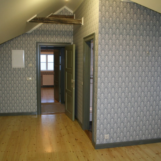 Herbergi á annari hæð spítalans