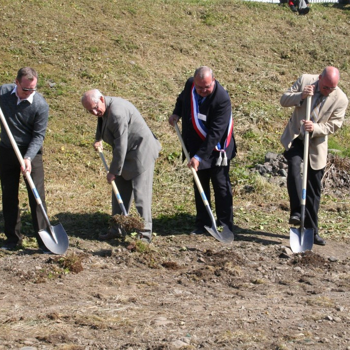 Fyrsta skólfustungan tekinn á Frönsku dögum 23. júlí 2011
