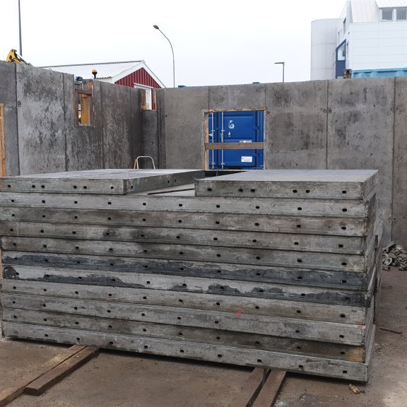 Kjallarinn uppsteyptur