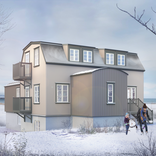 Teikningar af Starhaga 1