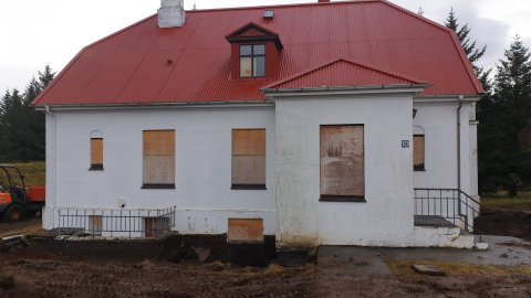 Yfirlæknishúsið á Vífilsstöðum.